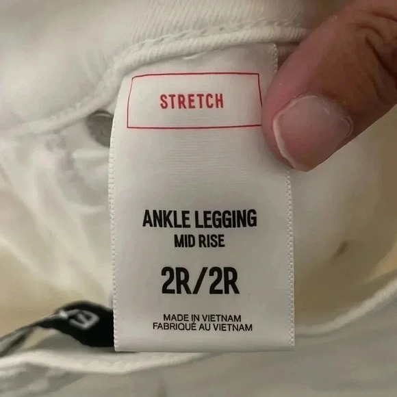 Express Stretch Ankle Legging Mid Rise Size 2R - Picture 3 of 10